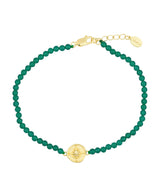 Amulet and Green Agate Bracelet