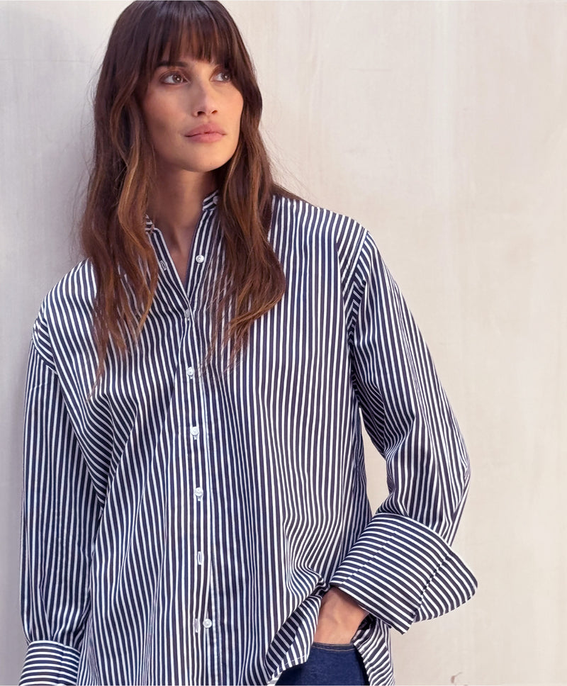 Collarless Classic shirt