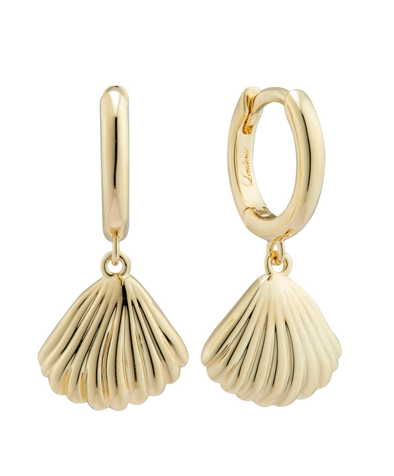 Shell Huggy Earrings