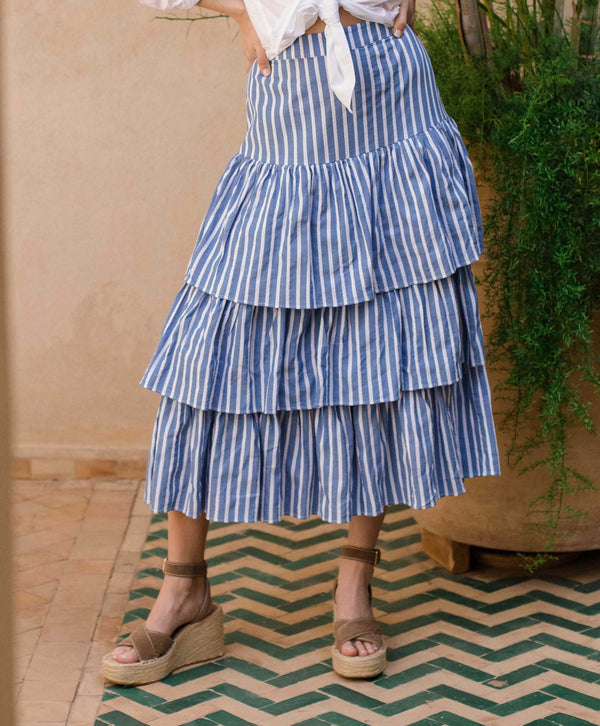 Striped Kate Skirt